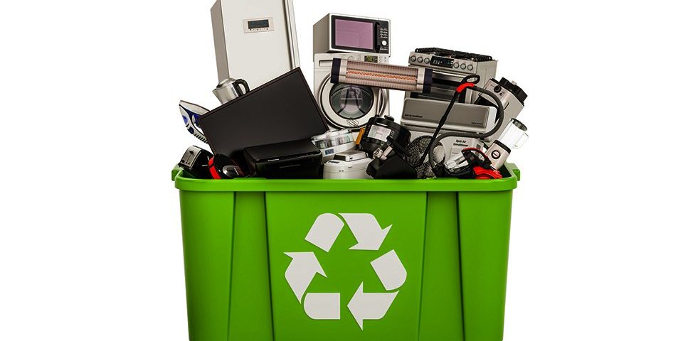 E-waste recycling of electronics