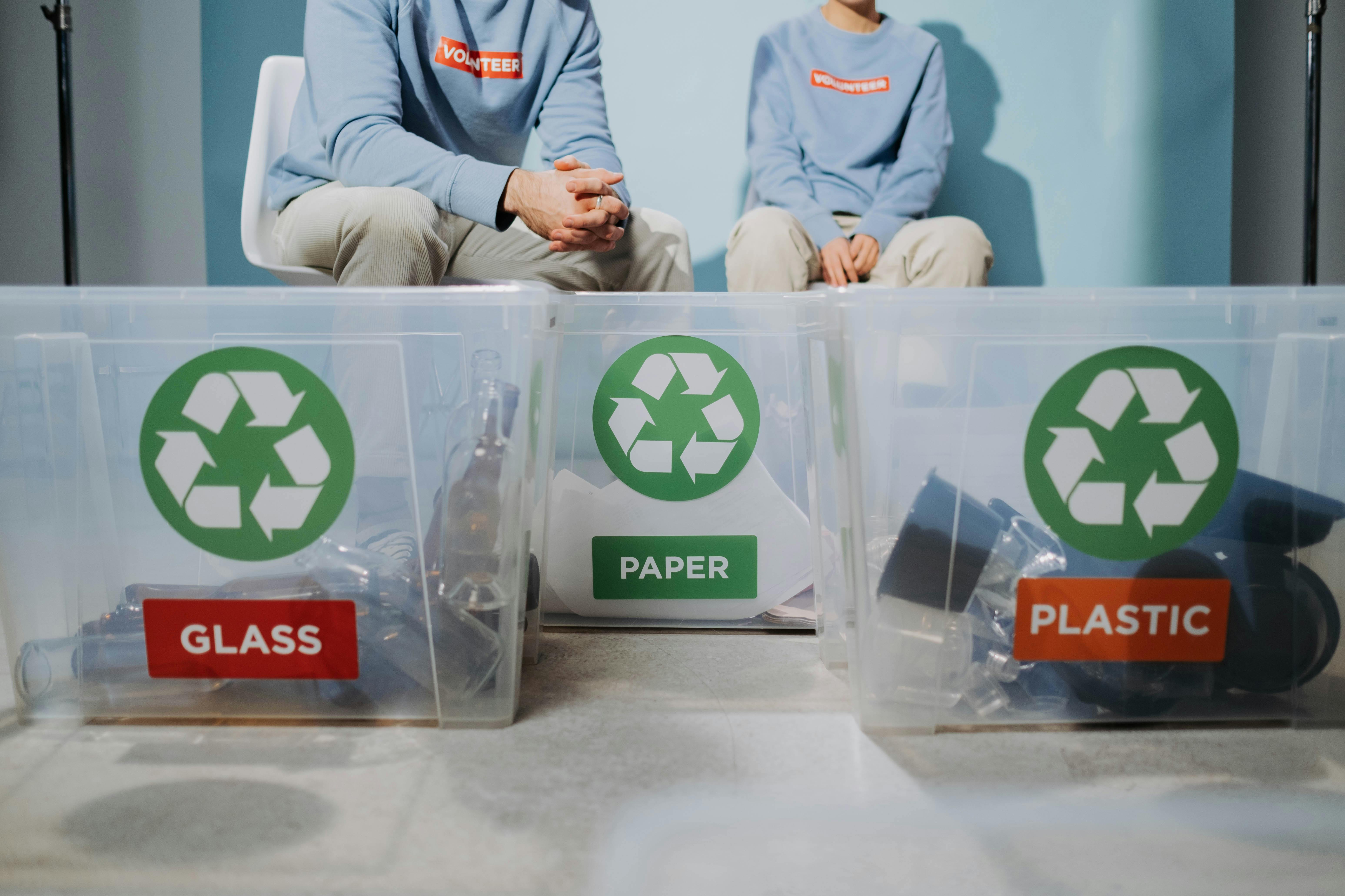 Household sorting recyclables